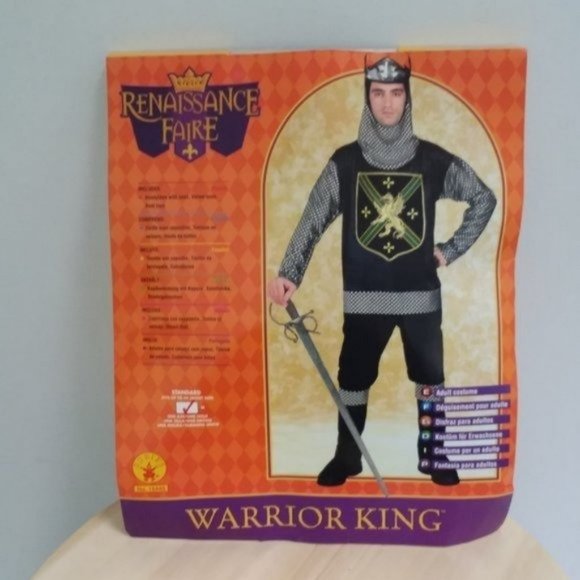 Rubie's Shirts Mens Adult Warrior King Halloween Costume Knight